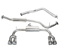 Subaru Impreza STI Turbo (Hatchback) 08-11 Turboback-sportavgassystem (Med De-Cat & Ljuddämpare) Cobra Sport